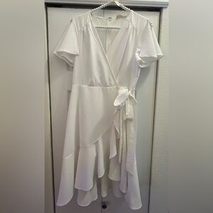 Altar’d State White Graduation or Bachelorette Dress